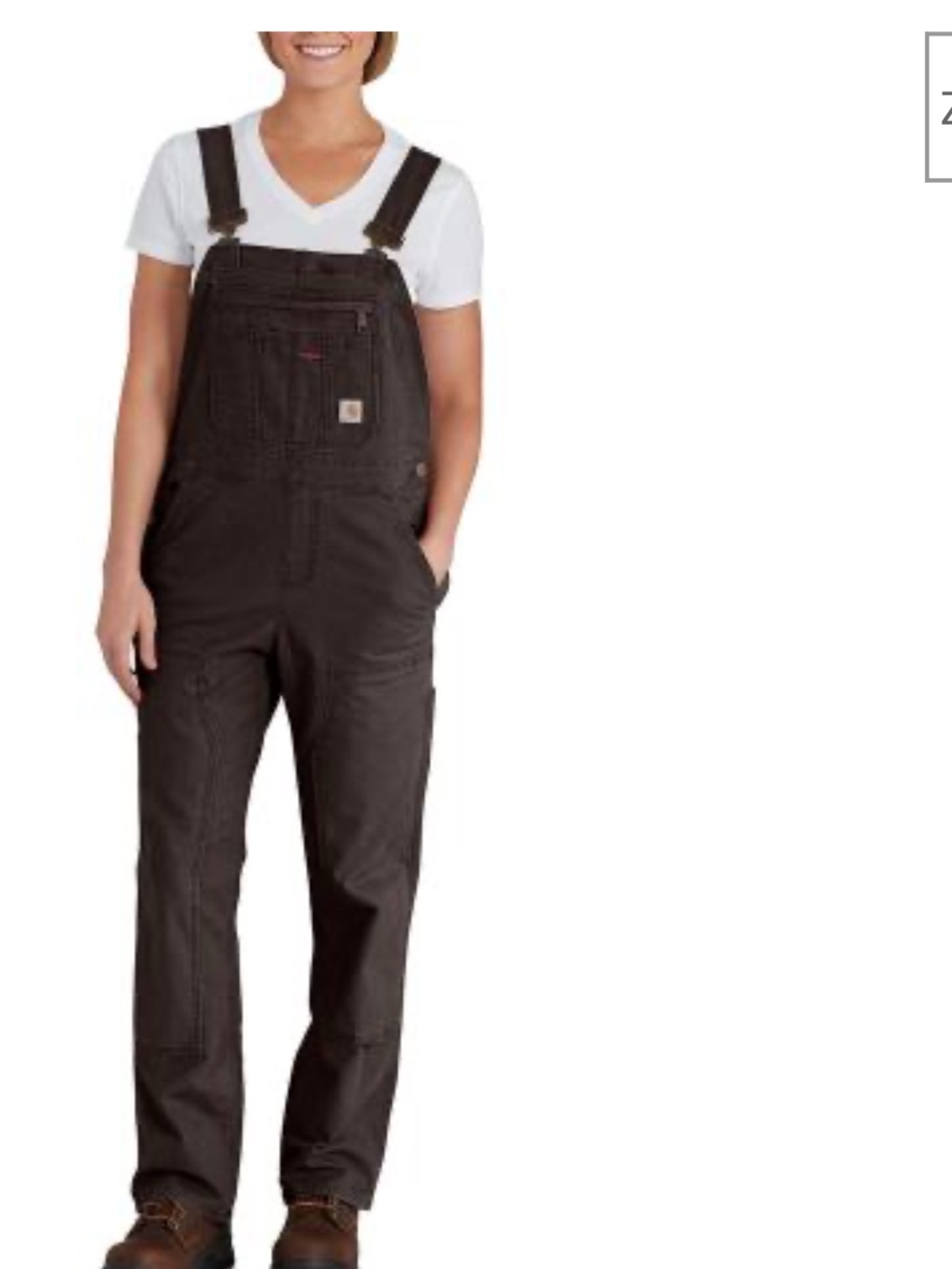 Carhartt Brown Bib Overalls